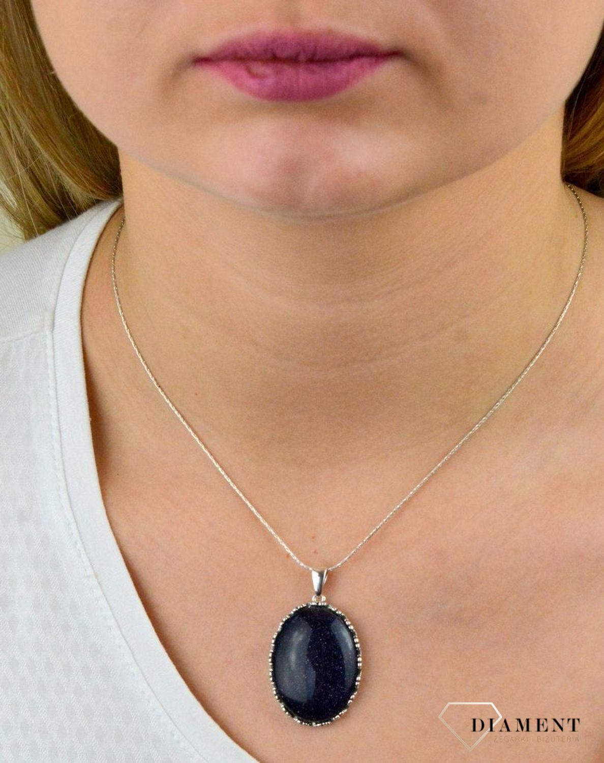 Srebrna zawieszka noc kairu DIA-ZAW-5492-925.jpg