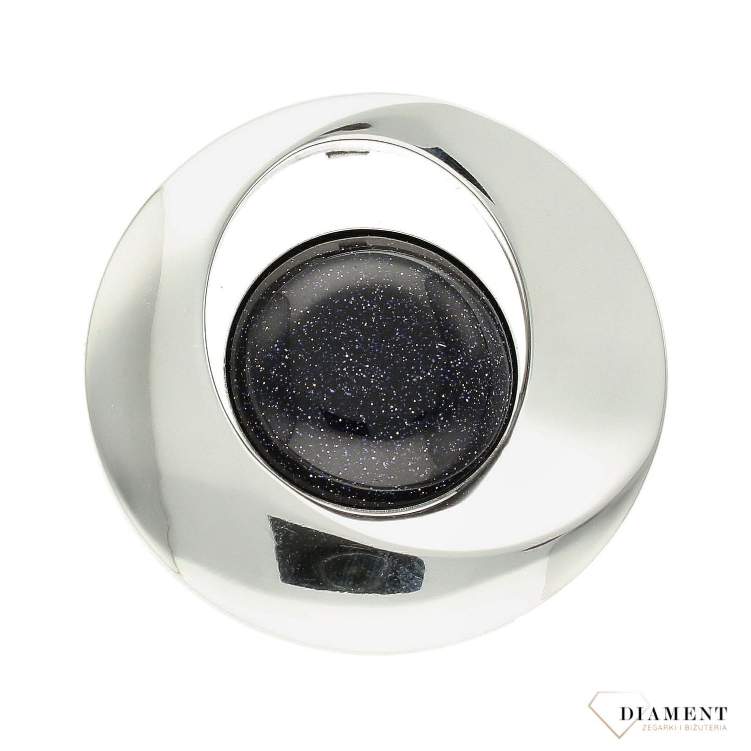 Srebrna zawieszka noc kairu okrągła DIA-ZAW-5494-925.jpg