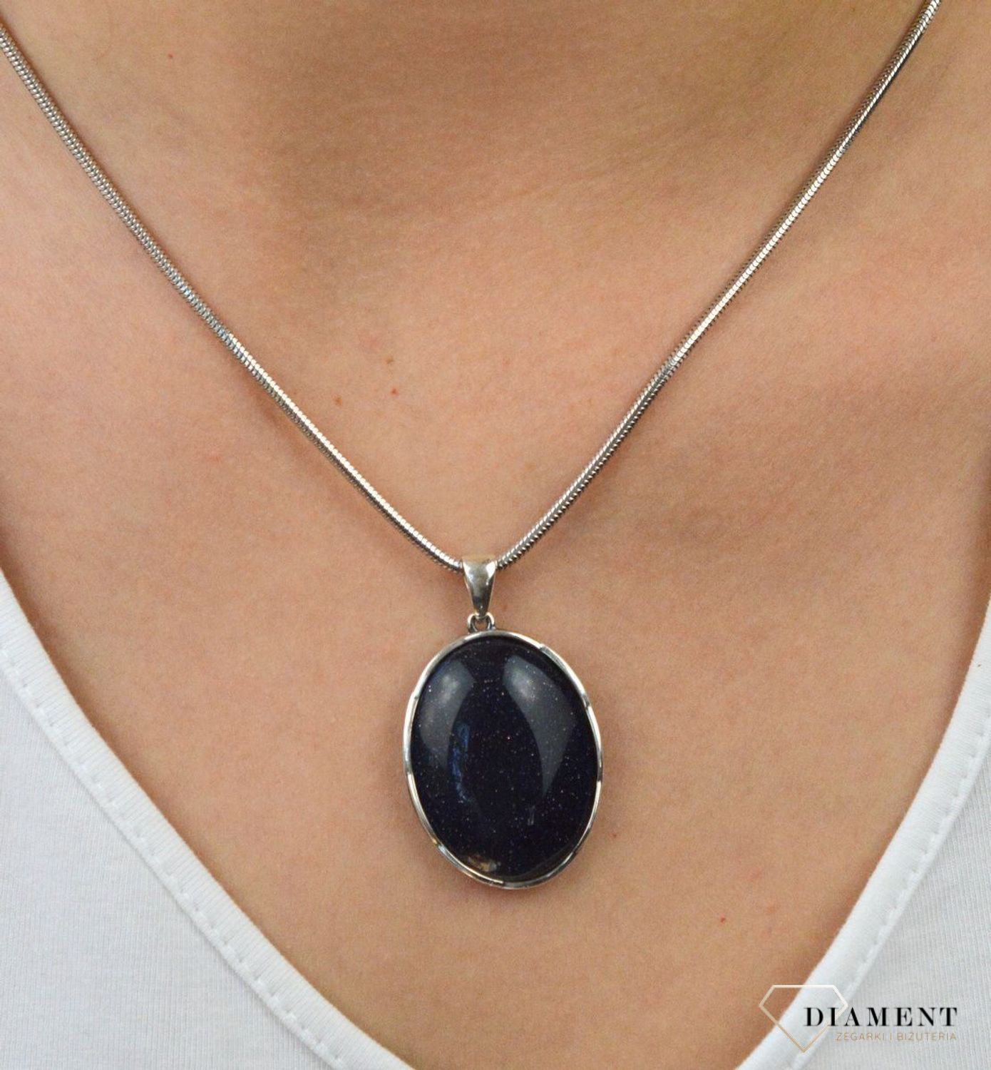 Srebrna zawieszka noc kairu DIA-ZAW-5495-925.jpg