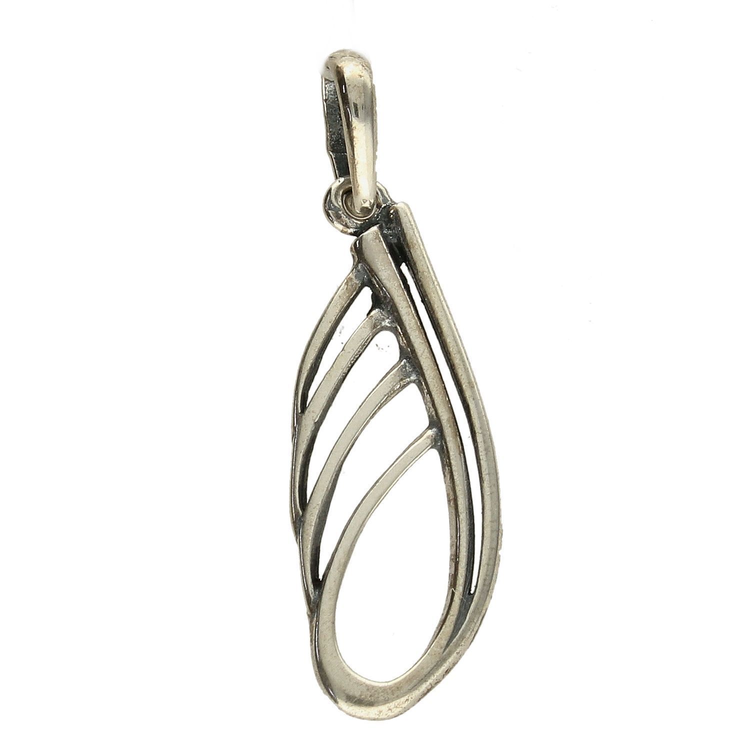 Naszyjnik srebrny 925 pozł. damski Czaszka jasność umysłu DIA-ZAW-5535-925.jpg