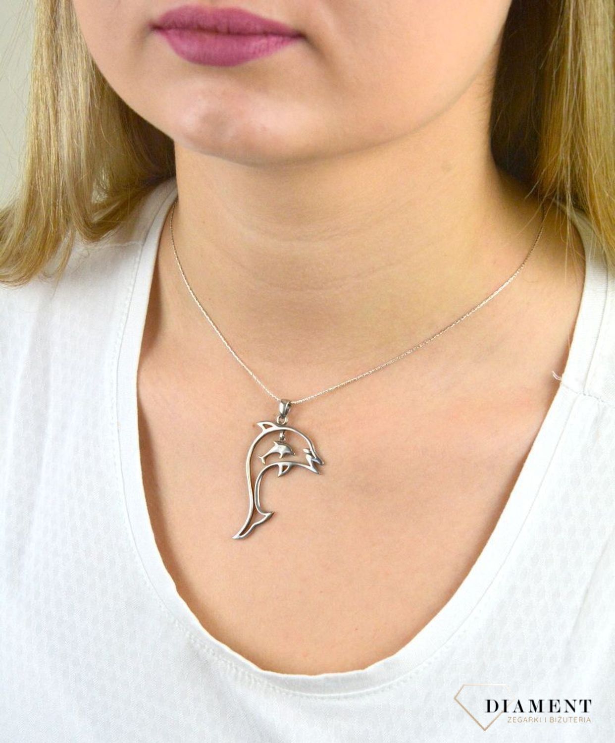 Srebrna zawieszka delfin DIA-ZAW-5536-925.jpg