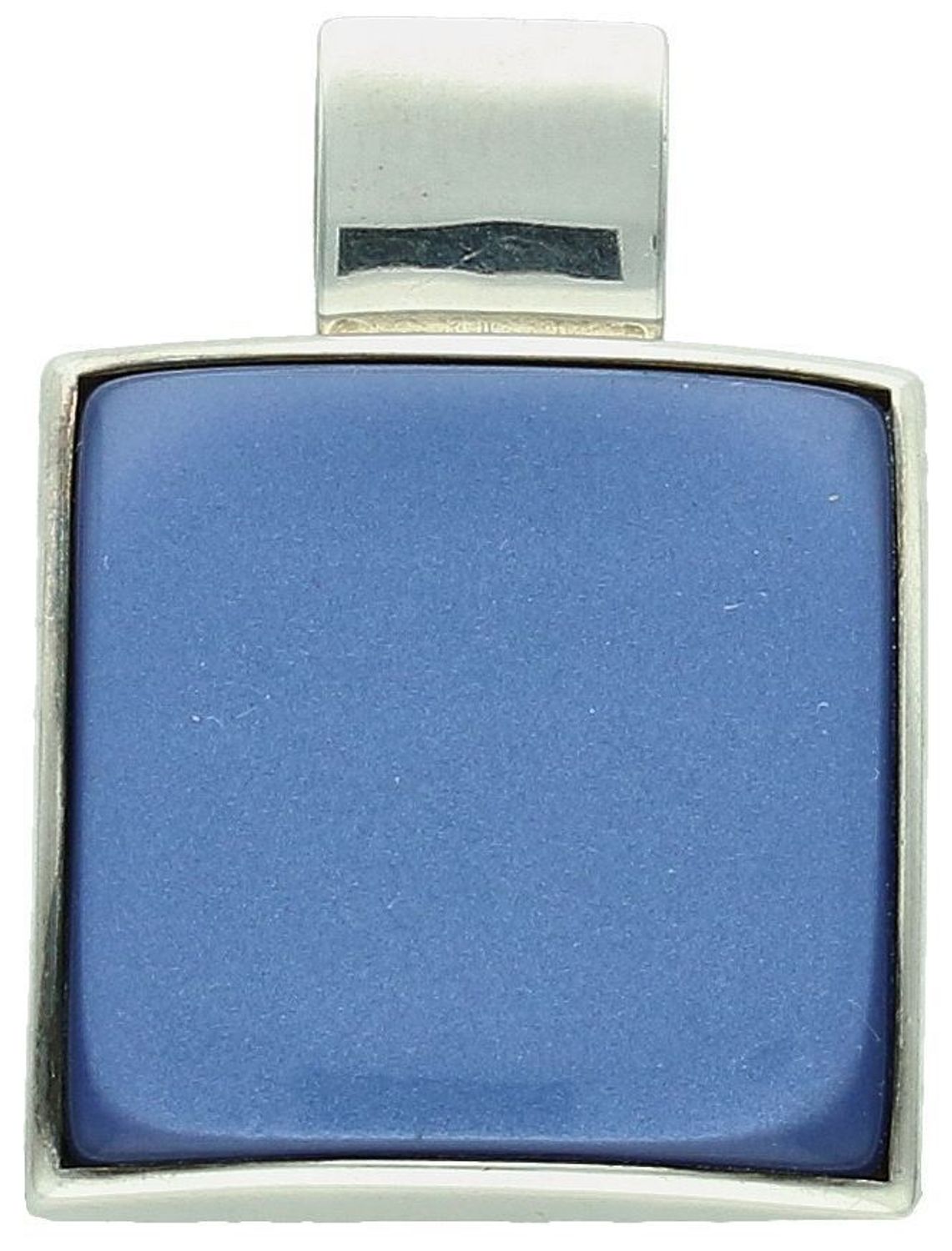 Zawieszka srebrna kwadratowa z masą jubilerską niebieską próba 925, DIA-ZAW-5762-925 Wyjątkowa zawieszka srebrna w kształcie kwadratu, wypełniona elegancką, niebieską masą jubilerską,.jpg