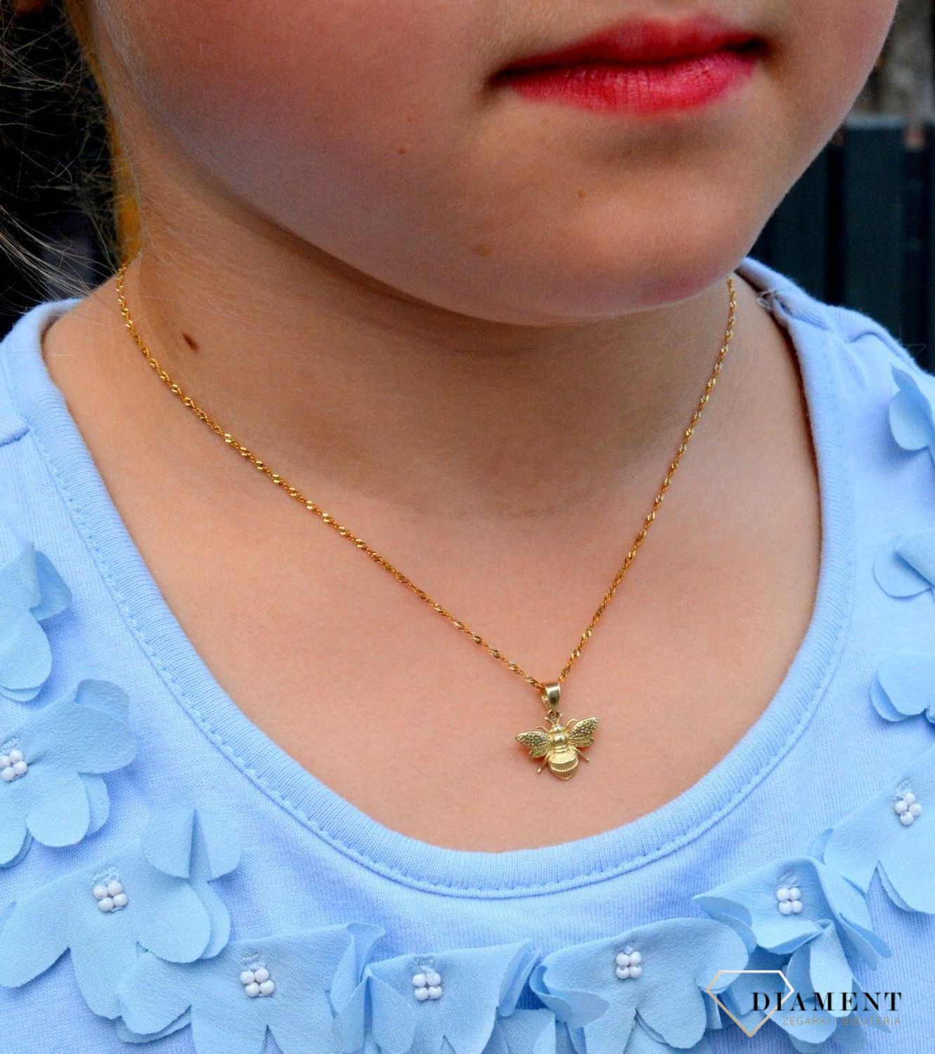 Zawieszka złota Pszczoła próby 585  DIA-ZAW-6233-585.jpg