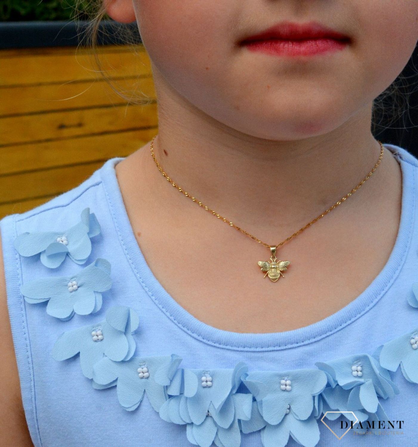 Zawieszka złota Pszczoła próby 585  DIA-ZAW-6233-585.jpg