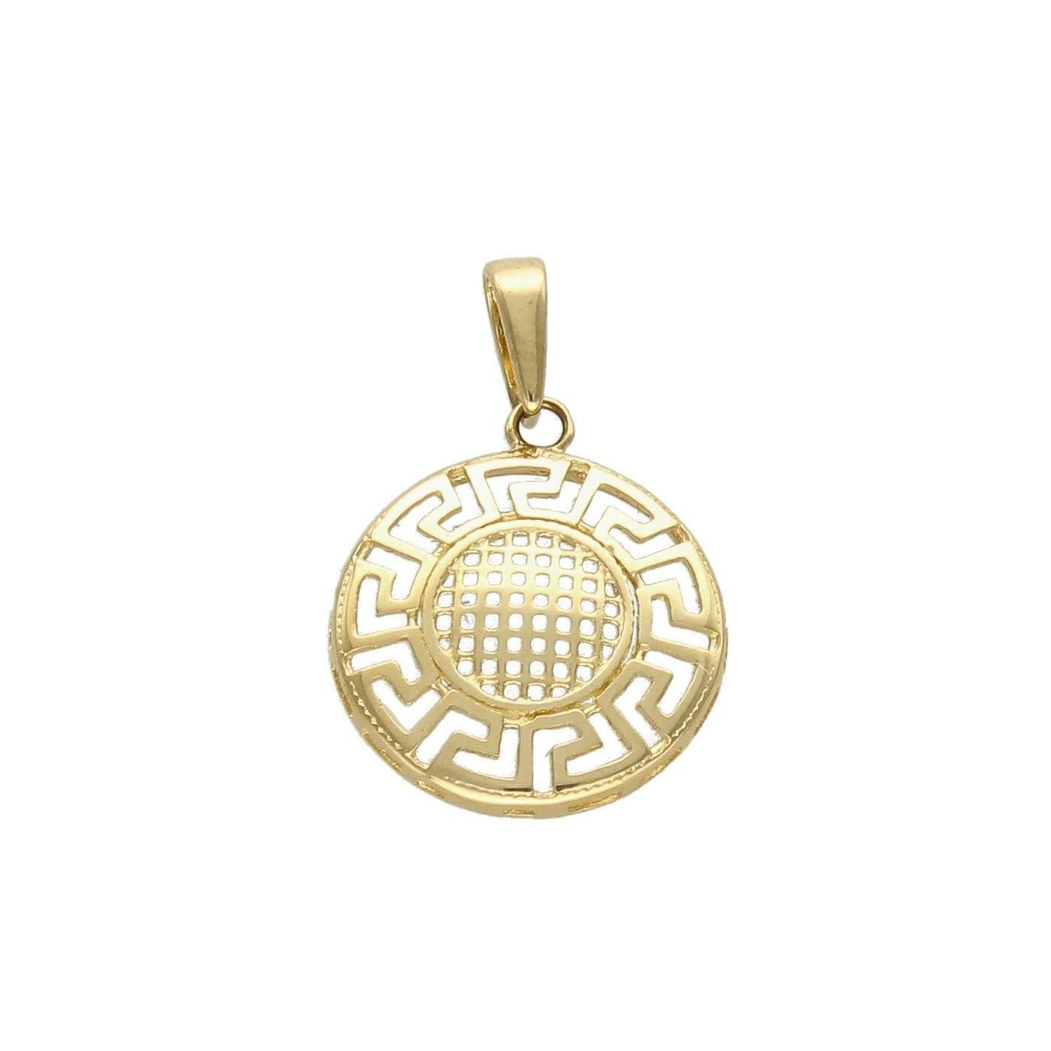 Złota zawieszka ażurowa Droga grecka DIA-ZAW-6251-585. Zawieszka złota. Złota zawieszka damska. Złota zawieszka z motywem greckim. Złota zawieszka Droga grecka..jpg