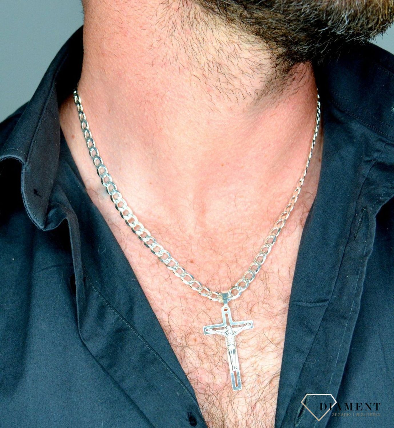 Zawieszka srebrna Krzyżyk z Jezusem 5,1 cm DIA-ZAW-6292-925.jpg