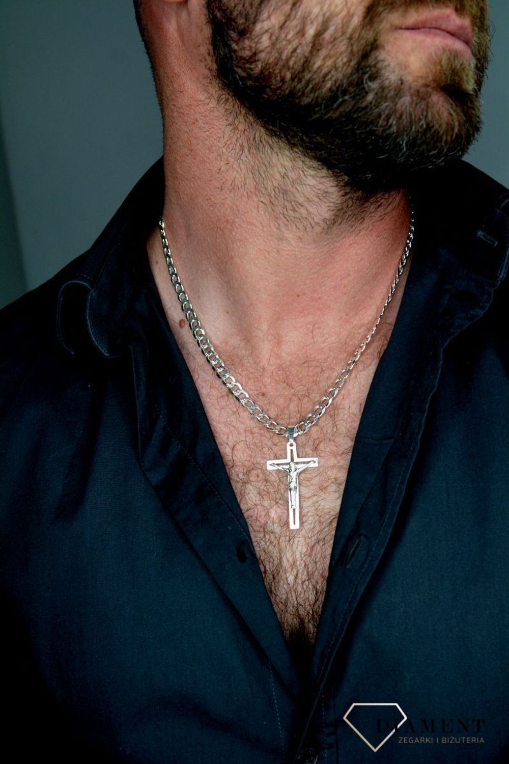 Zawieszka srebrna Krzyżyk z Jezusem 5,1 cm DIA-ZAW-6292-925.jpg