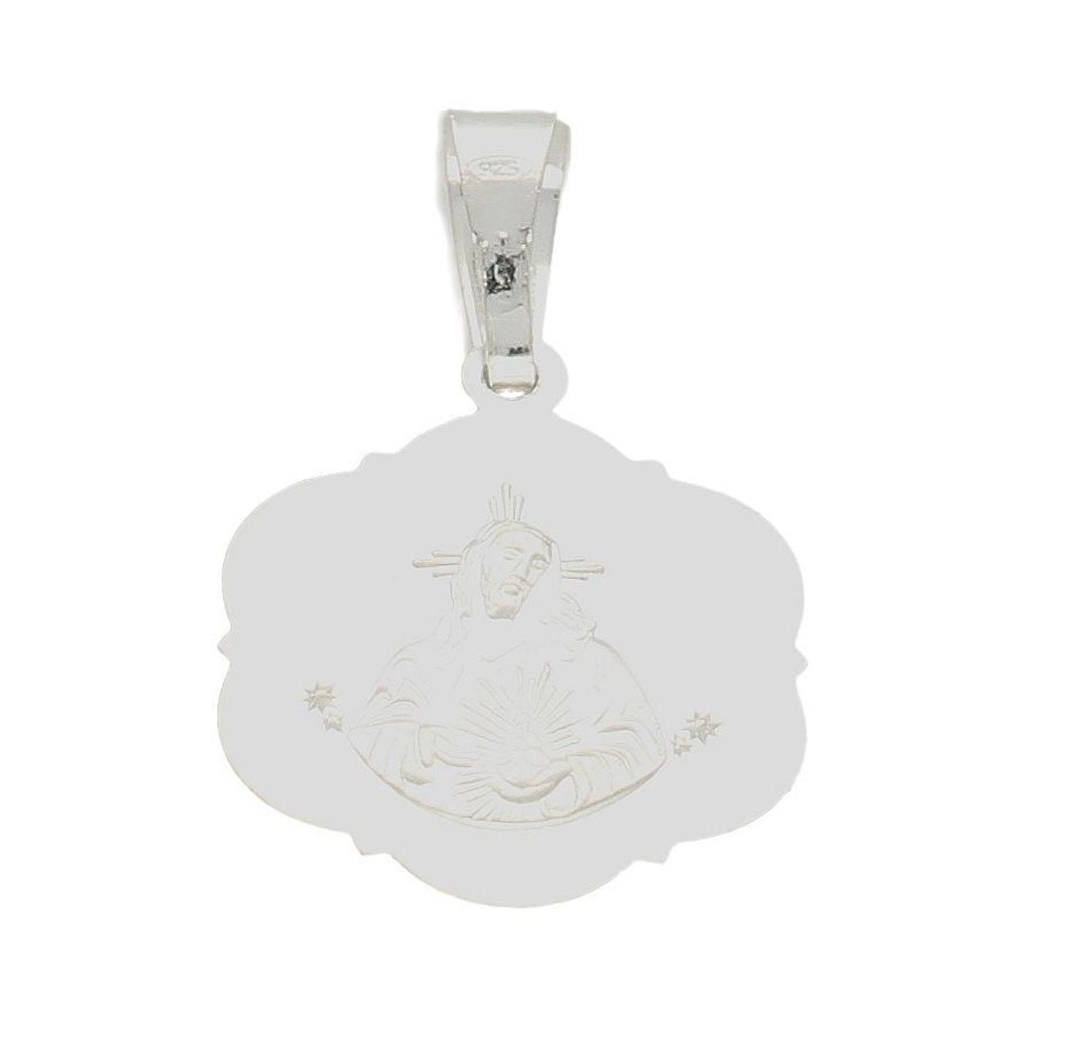 Medalik srebrny z Maryją i dzieciątkiem DIA-ZAW-6294-925. Medalik Święty. Zawieszka medalik. Medalik z Maryją z dzieciątkiem. Medalik idealny na chrzest, bierzmowanie, I Komunię Św. Medalik ide (2).jpg