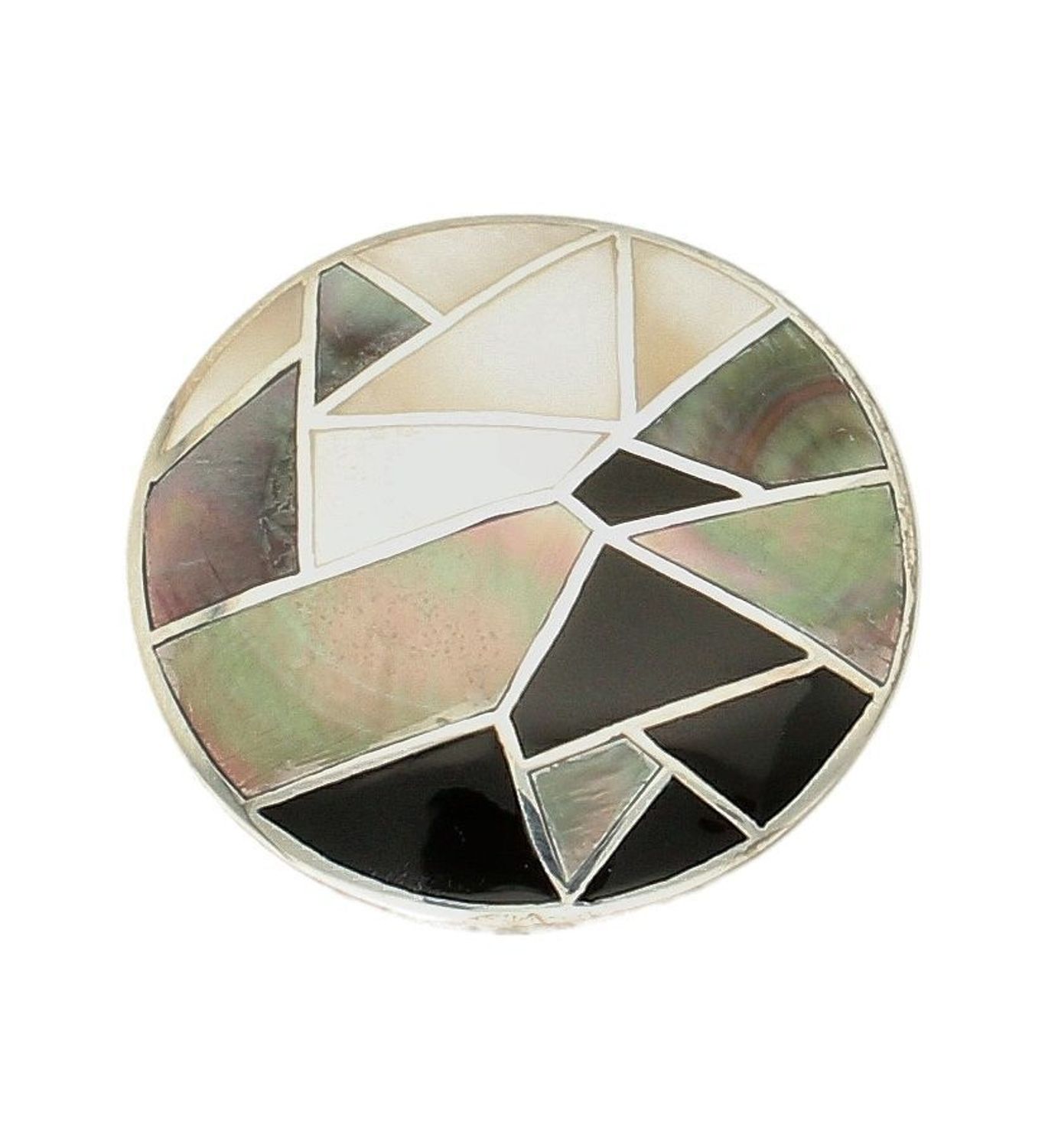 Zawieszka srebrna z masy perłowej DIA-ZAW-6383-925.Srebrna zawieszka z masy perłowej. Srebrna zawieszka blaszka. Srebrna zawieszka okrągła. Srebrna zawieszka idealna.jpg