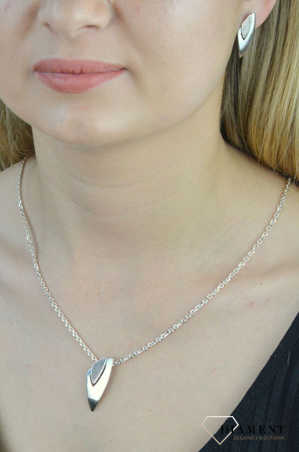 Srebrna zawieszka oksydowana DIA-ZAW-6393-925. Srebrna zawieszka oksydowana. Srebrna zawieszka duża. Srebrna zawieszka na każdą okazję. Srebrna zawieszka idealn.jpg