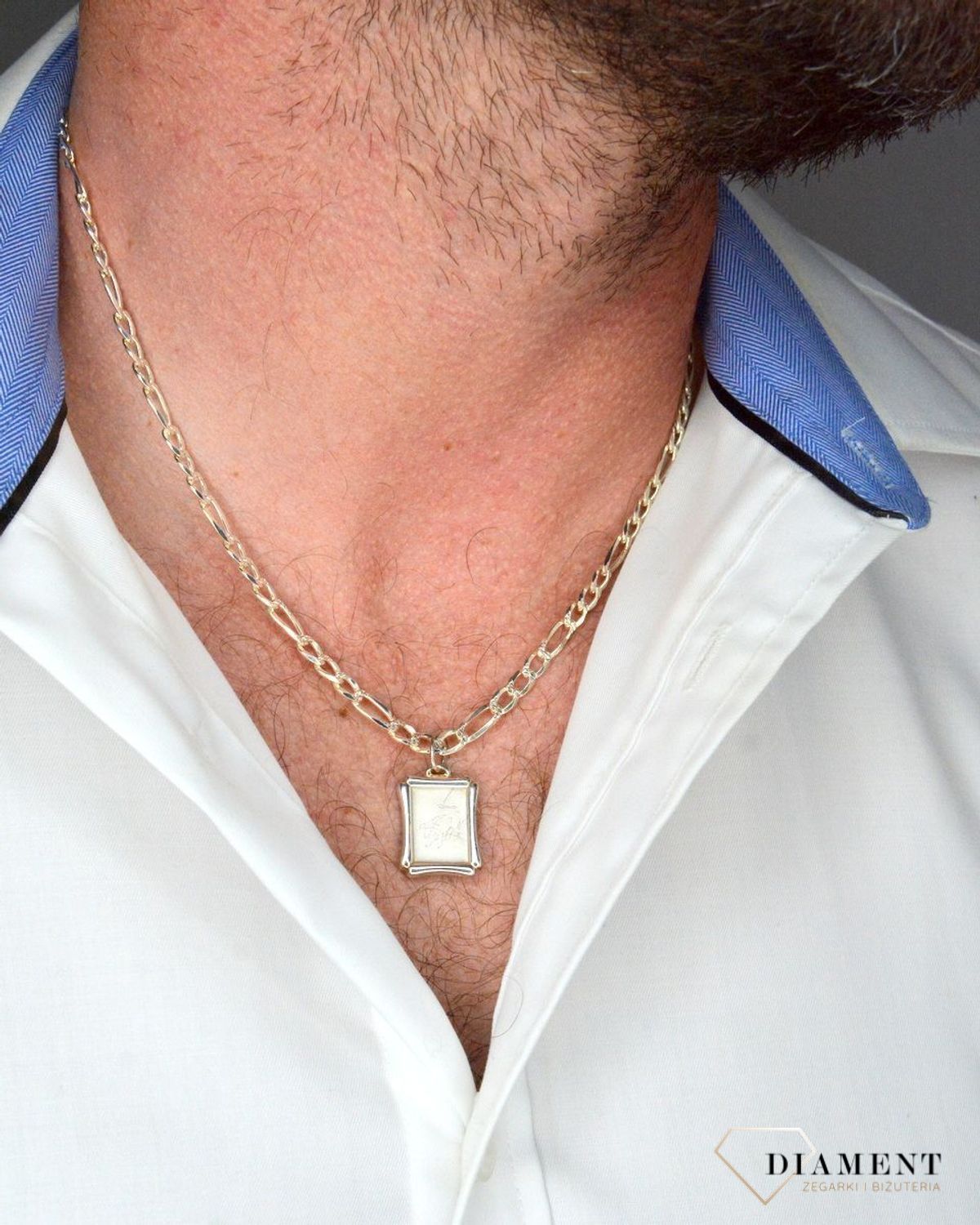 Zawieszka srebrna blaszka znak zodiaku Byk DIA-ZAW-6411-925.jpg