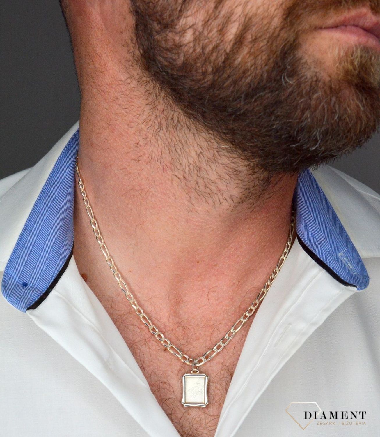 Zawieszka srebrna blaszka znak zodiaku Byk DIA-ZAW-6411-925.jpg