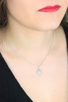 zawieszka srebrna damska, zawieszka znak zodiaku, zawieszka Waga, (2).jpg