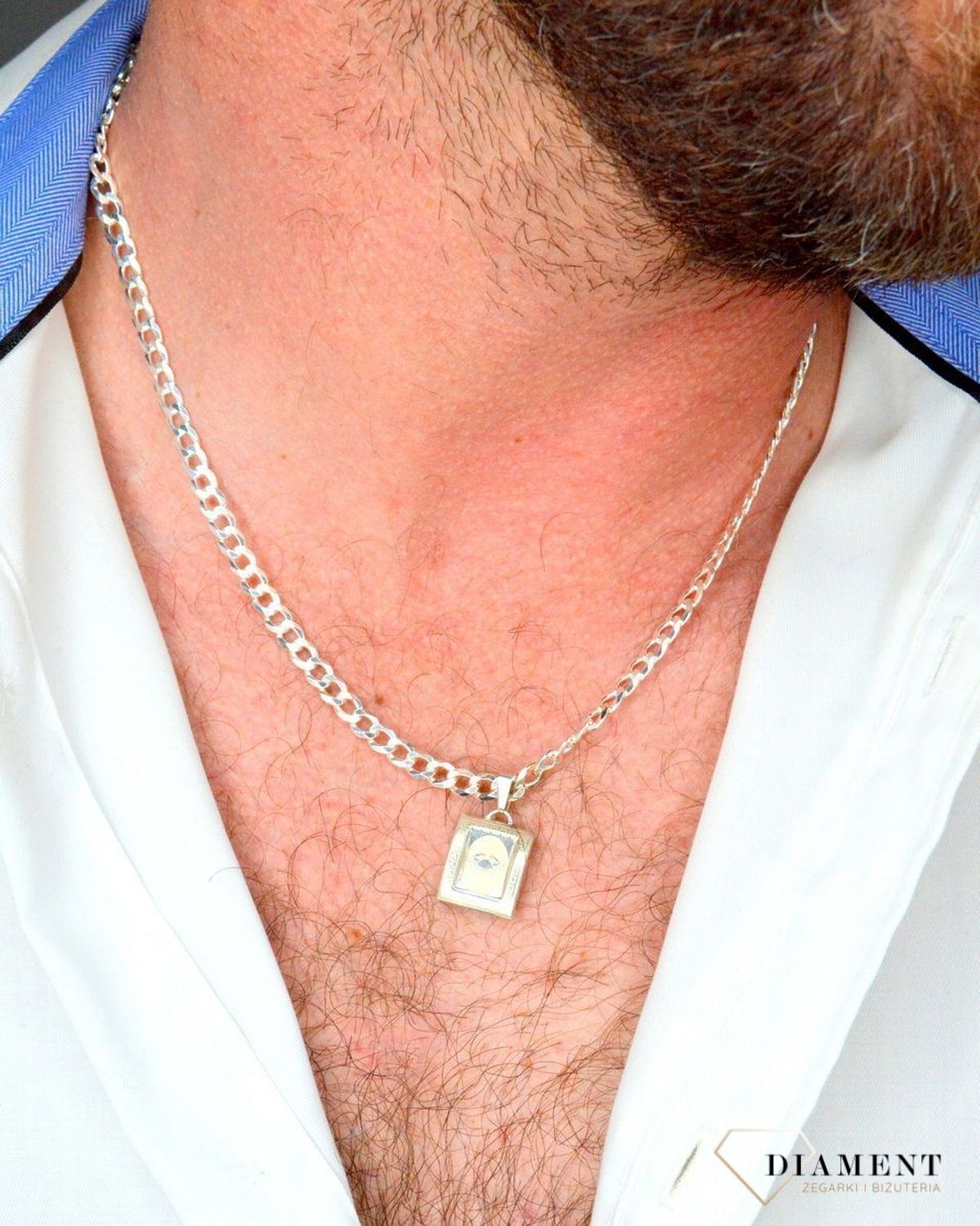 Zawieszka srebrna blaszka znak zodiaku Rak DIA-ZAW-6416-925.jpg