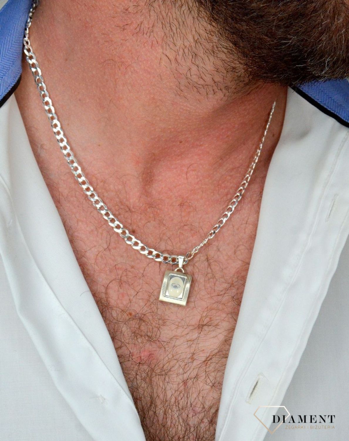 Zawieszka srebrna blaszka znak zodiaku Rak DIA-ZAW-6416-925.jpg