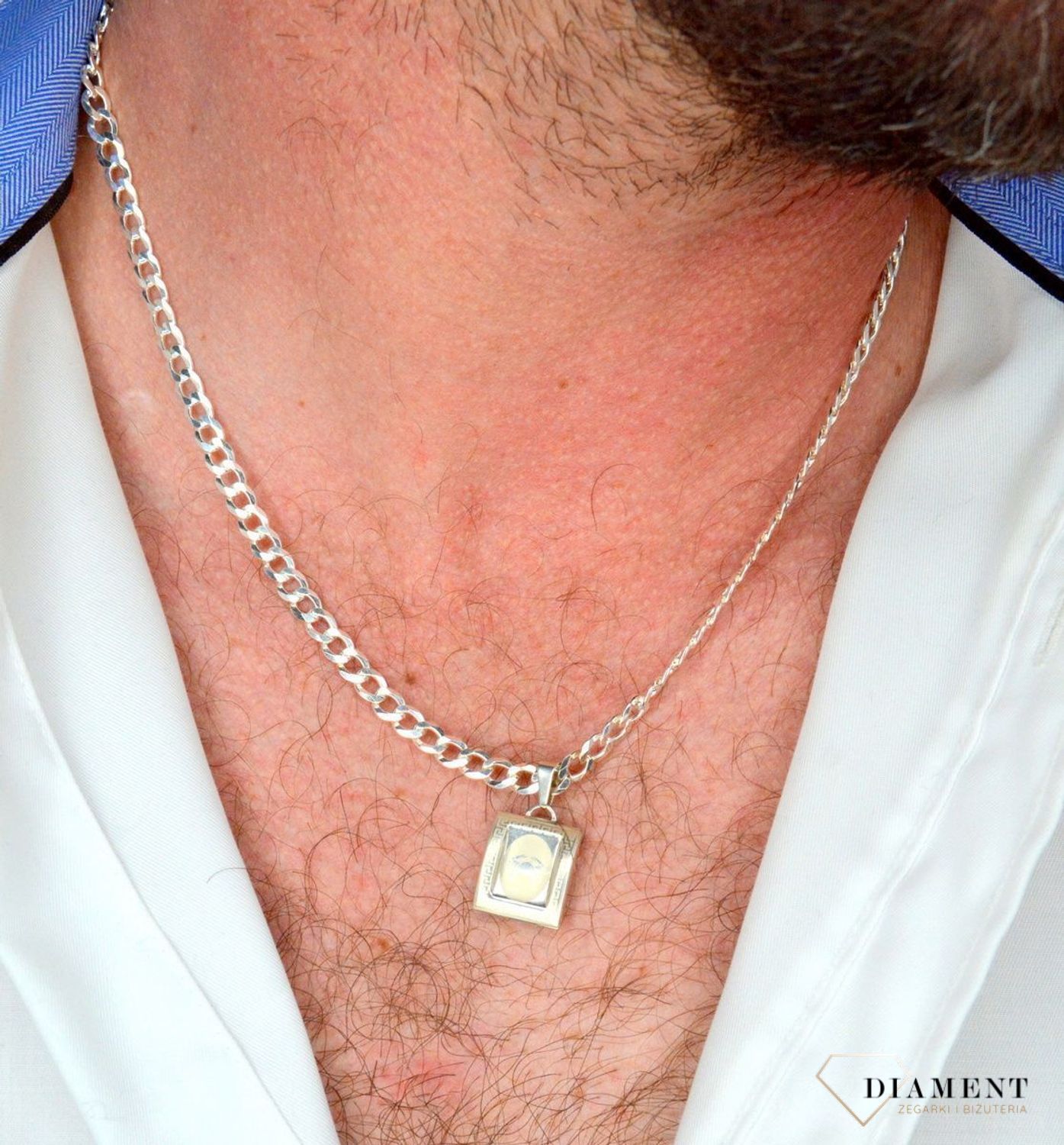 Zawieszka srebrna blaszka znak zodiaku Rak DIA-ZAW-6416-925.jpg