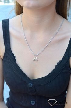 Zawieszka srebrna znak zodiaku Bliźnięta DIA-ZAW-6421-925.  Zawieszka srebrna. Zawieszka srebrna znak zodiaku. Zawieszka srebrna Bliźnięta. Zawieszka srebrna blaszka grawerowana. Zawieszka srebrna idealna  (1).JPG