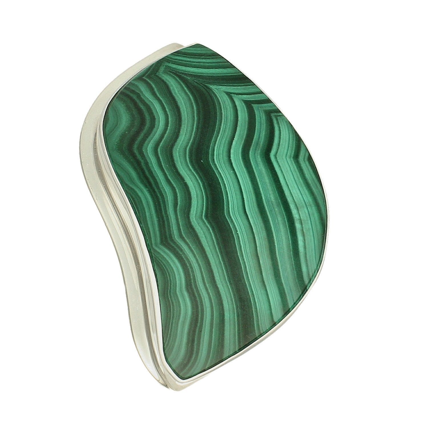 Zawieszka srebrna z malachitem DIA-ZAW-6548-925.  Zawieszka z zielonym kamieniem.Zawieszka srebrna damska. Zawieszka srebrna malachit. Zawieszka damska idealna na prezent dla kobiety..jpg