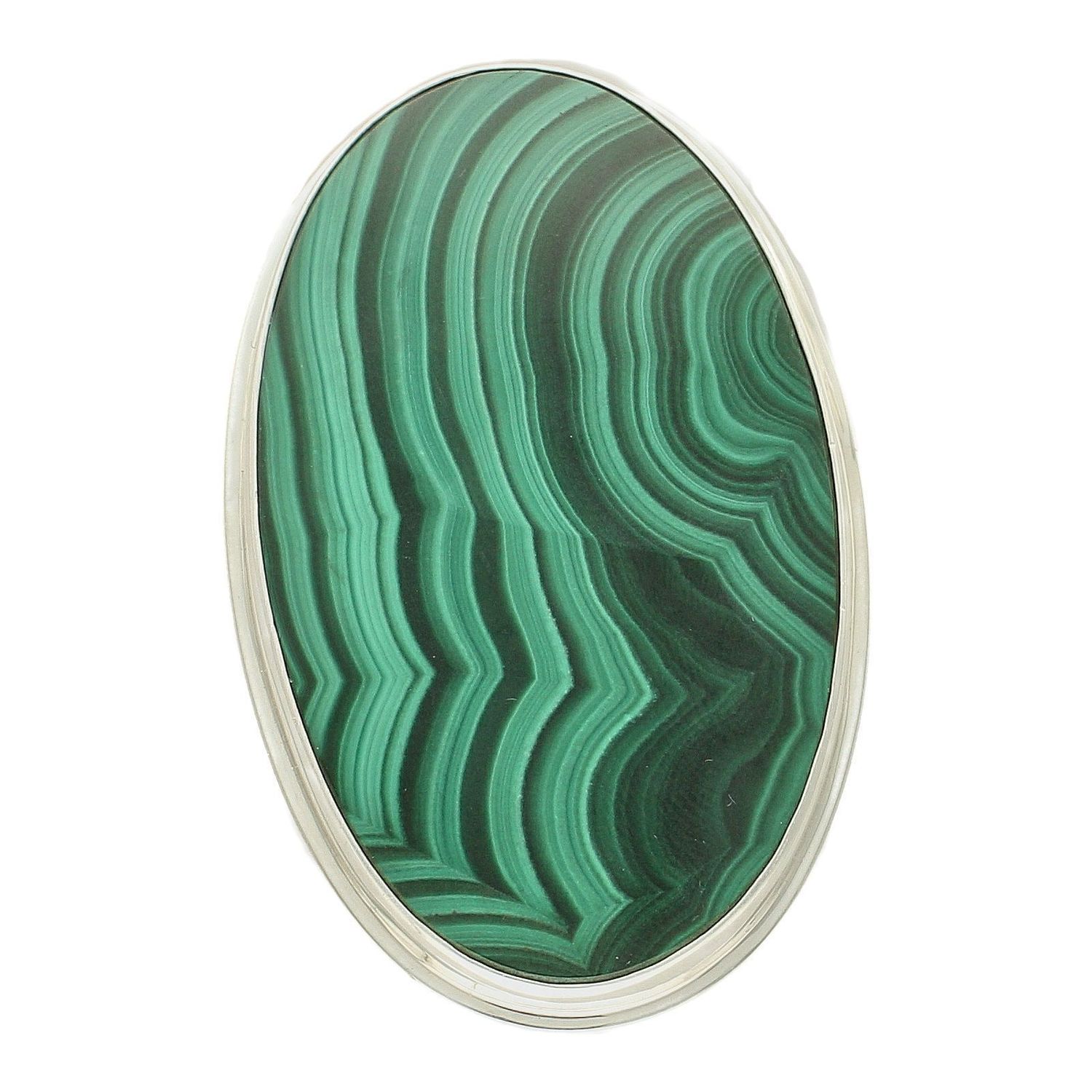 Duża zawieszka srebrna z naturalnym malachitem DIA-ZAW-6549-925. Srebrna zawieszka z kamieniem naturalnym. srebrna duża zawieszka z malachitem. Zawieszka duża srebrna na prezent. Zawieszka damska idealna dla kobiety..jpg