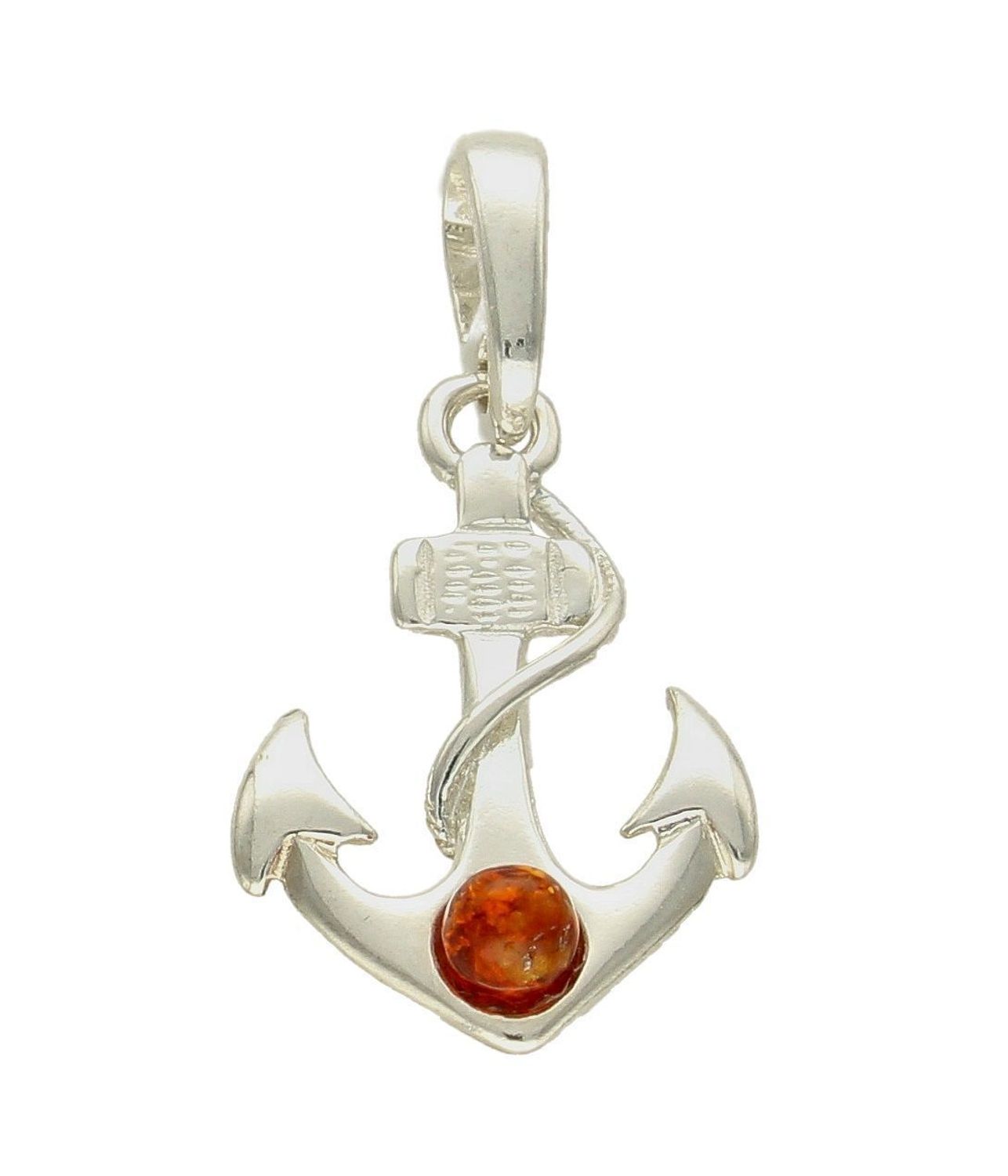 Zawieszka srebrna kotwica z bursztynkiem DIA-ZAW-7091-925. Srebrna zawieszka do łańcuszka. Zawieszka srebrna z bursztynem.  Zawieszka z bursztynem. Srebrna zawieszka z kolorowymi bursztynami. Zawieszka na prezent..jpg