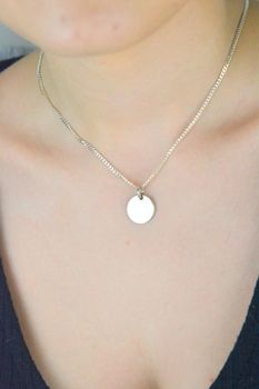 zawieszka srebrna kółko, zawieszka do graweru, pełne kółko srebro 925, DIA-ZAW-8654-925, zawieszka personalizowana, minimalistyczna biżuteria srebrna, prezent z grawerem, srebro próby 925 (2).JPG