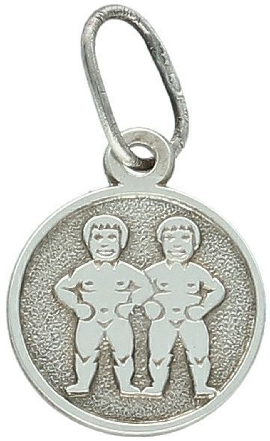 Zawieszka srebrna próba 925 znak zodiaku bliźnięta DIA-ZAW-8663-925 Zawieszka z symbolem znaku zodiaku Bliźnięta to nie tylko biżuteria – to osobisty talizman, który podkreśla Twoją unikalność.1.jpg