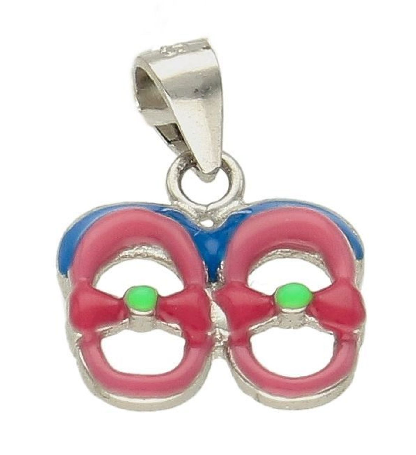 Zawieszka dziecięca  Kolorowe balerinki  DIA-ZAW-8681-925 Srebrna zawieszka o ponadczasowej formie uzupełniona emalią. Została wykonana z najwyższej jakości srebra próby 925. Idealny pomysł na prezent..jpg