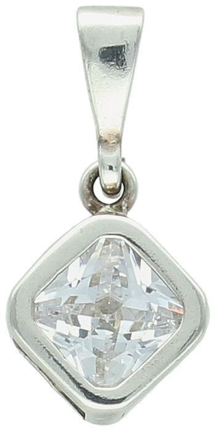 Zawieszka srebrna próba 925, z cyrkonią DIA-ZAW-8688-925 Elegancka zawieszka wykonana z wysokiej jakości srebra próby 925, ozdobiona subtelną cyrkonią. 1.jpg