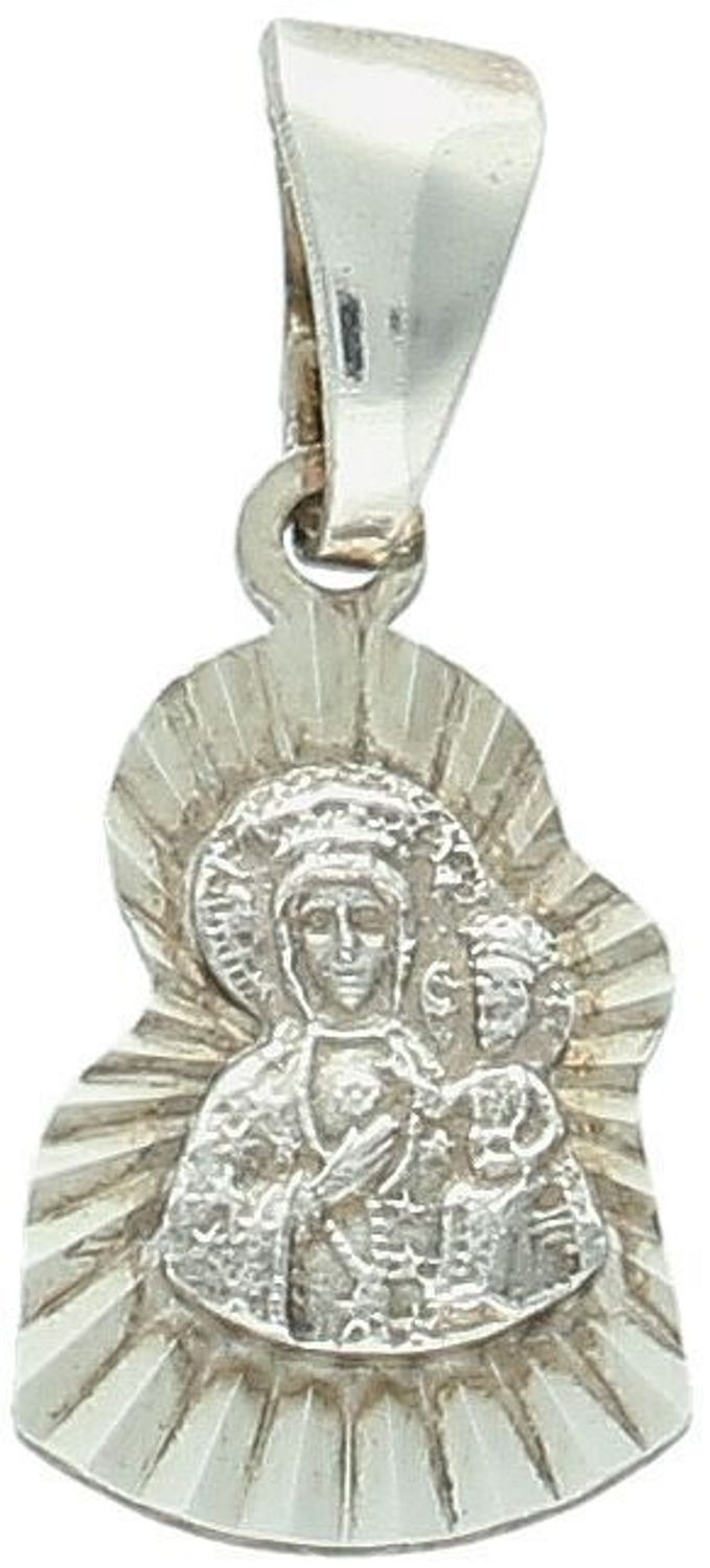 Srebrny medalik z wizerunkiem Matki Boskiej – próba 925, model DIA-ZAW-8710-925. Waga 1,20 g, długość 2,2 cm. Klasyczna, duchowa biżuteria – idealna na prezent.1.jpg