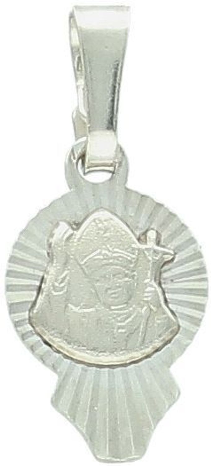 Medalik srebrny próby 925 z wizerunkiem Jana Pawła II. Lekki, o długości 2,2 cm – model DIA-ZAW-8711-925. Duchowa pamiątka i symbol wiary – idealny na prezent religijny.1.jpg