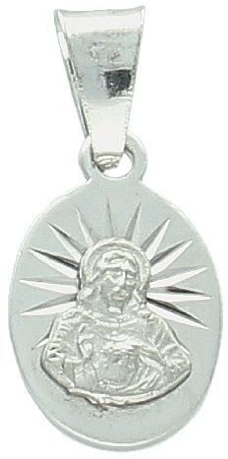 Medalik srebrny Szkaplerz wykonany ze srebra próby 925. Zawieszka o wymiarach 2,0 cm długości i 9 mm szerokości, waga 1,20 g. Piękny symbol duchowości i ochrony.1.jpg