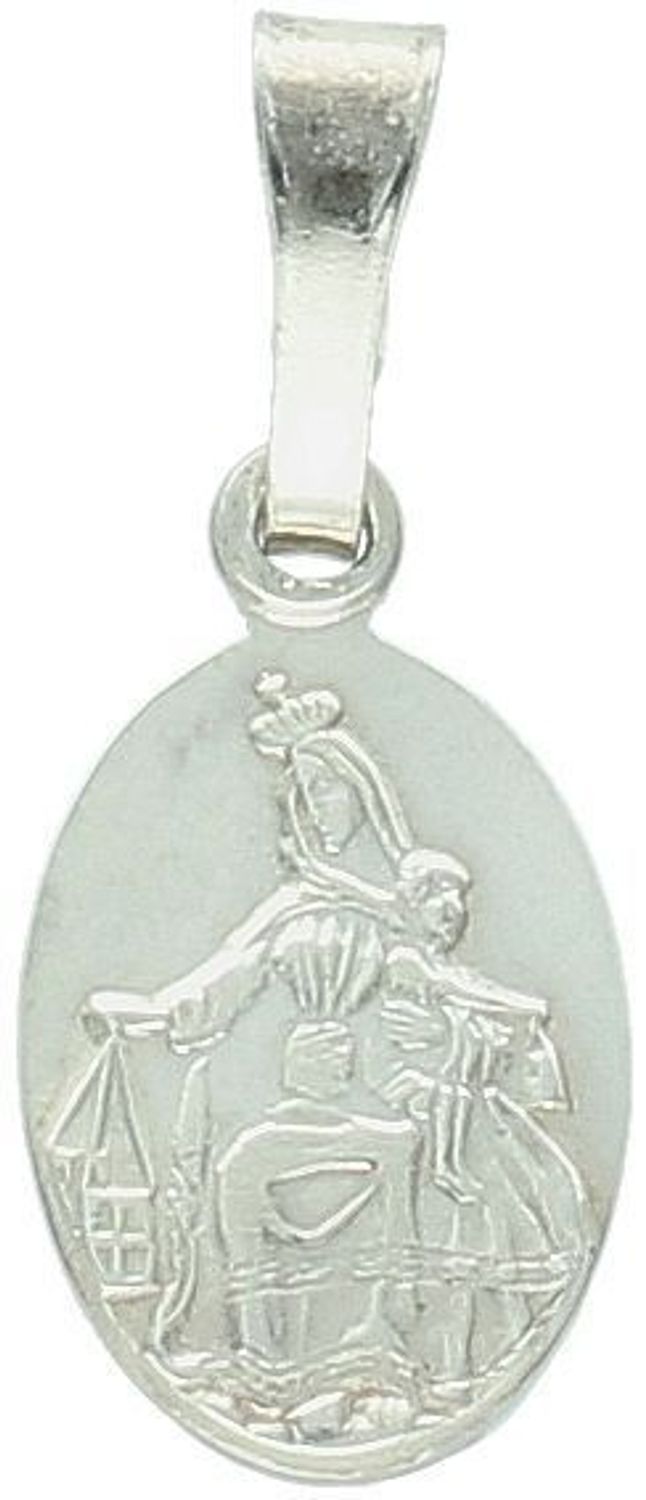 Medalik srebrny Szkaplerz wykonany ze srebra próby 925. Zawieszka o wymiarach 2,0 cm długości i 9 mm szerokości, waga 1,20 g. Piękny symbol duchowości i ochrony.1.jpg