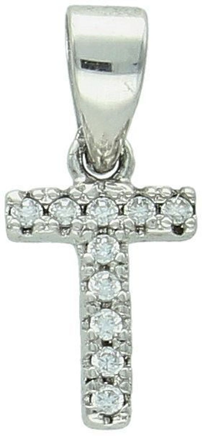 Zawieszka srebrna próba 925, LITERKA T w cyrkonie DIA-ZAW-8747-T-925 Delikatna i osobista – zawieszka z literką „T” ozdobioną lśniącymi cyrkoniami to elegancki sposób na wyrażenie siebie 1.jpg