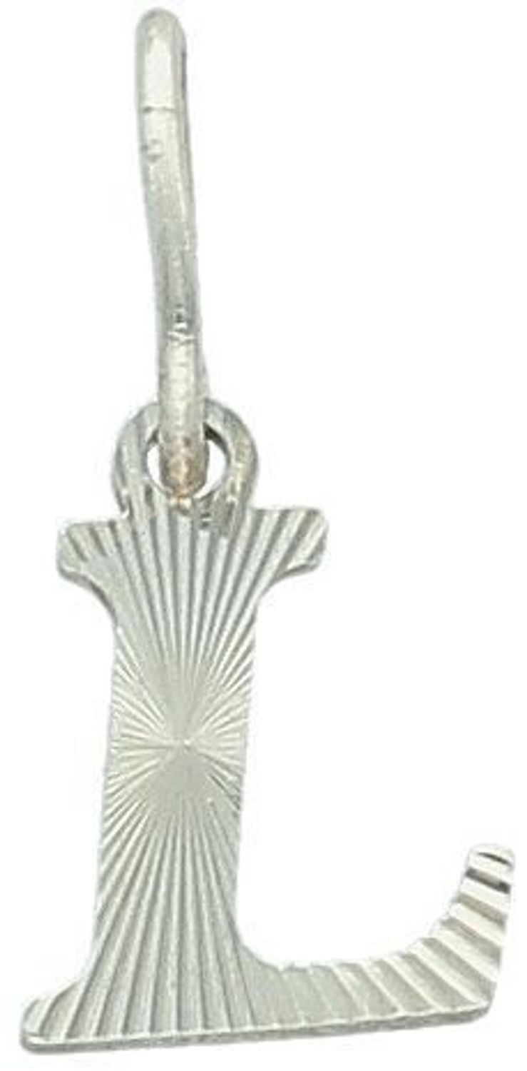 Zawieszka damska srebrna próba, Literka  L DIA-ZAW-8753-L-925 Zawieszka w kształcie literki L, wykonana z wysokiej jakości srebra próby 925, to wyjątkowy dodatek dla kobiet, które lubią1.jpg