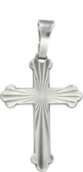 Srebrna zawieszka 925 Krzyż z promienistym wzorem DIA-ZAW-8773-925.jpg