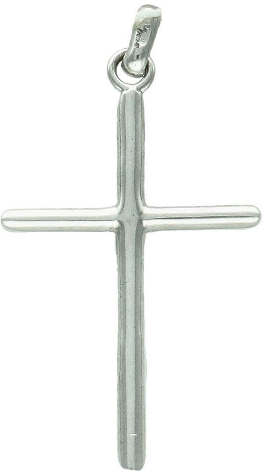 Srebrna zawieszka 925 gładki krzyż DIA-ZAW-8777-925.jpg