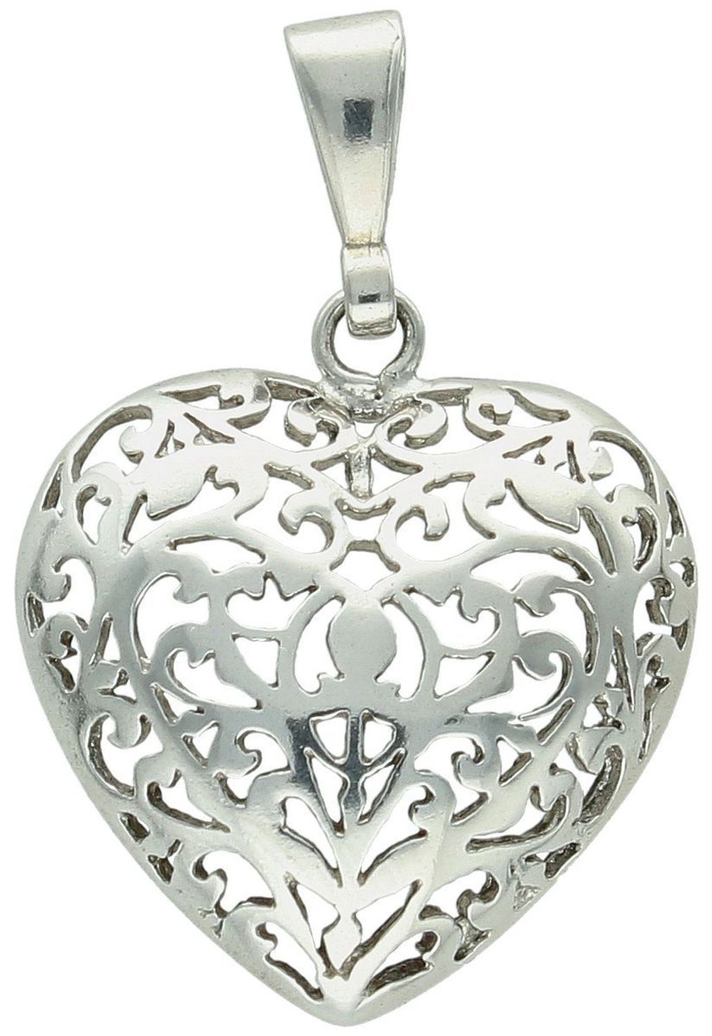 Zawieszka serce ażurowe próba 925, DIA-ZAW-8794-925 Zawieszka w kształcie ażurowego serca wykonana z wysokiej jakości srebra próby 925, model 1.jpg