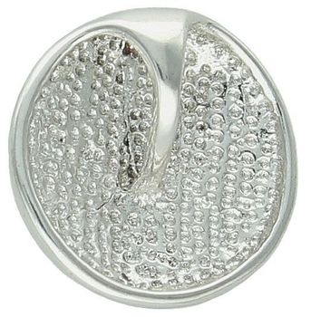 Zawieszka damska srebrna kółeczko próba 925, DIA-ZAW-8799-925 Elegancka zawieszka srebrna w kształcie kółeczka, przedzielona subtelną falą, wykonana z wysokiej jakości srebra próby 925 2.jpg