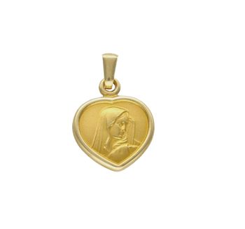 Złota zawieszka 585 medalik Matka Boska DIA-ZAW-8999-585. Medalik będący wspaniałą pamiątką i prezentem z okazji chrztu, komunii czy bierzmowania. Zawieszka wykonana ze złota próby 585 Piękna biżuteria o bogatej symbolice reli.jpg