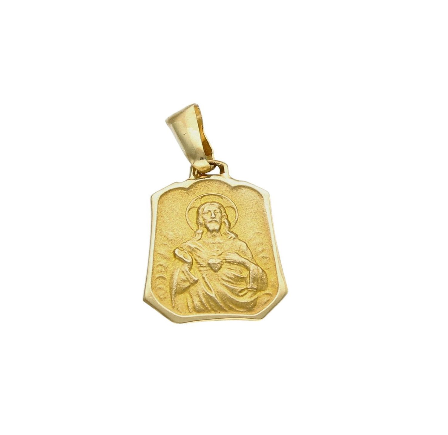 Złota zawieszka 333 medalik Szkaplerz DIA-ZAW-9128-333. Medalik będący wspaniałą pamiątką i prezentem z okazji chrztu, komunii czy bierzmowania. Zawieszka wykonana ze złota próby 333. Szkaplerz medalik złoty. Złoty medalik szk.jpg