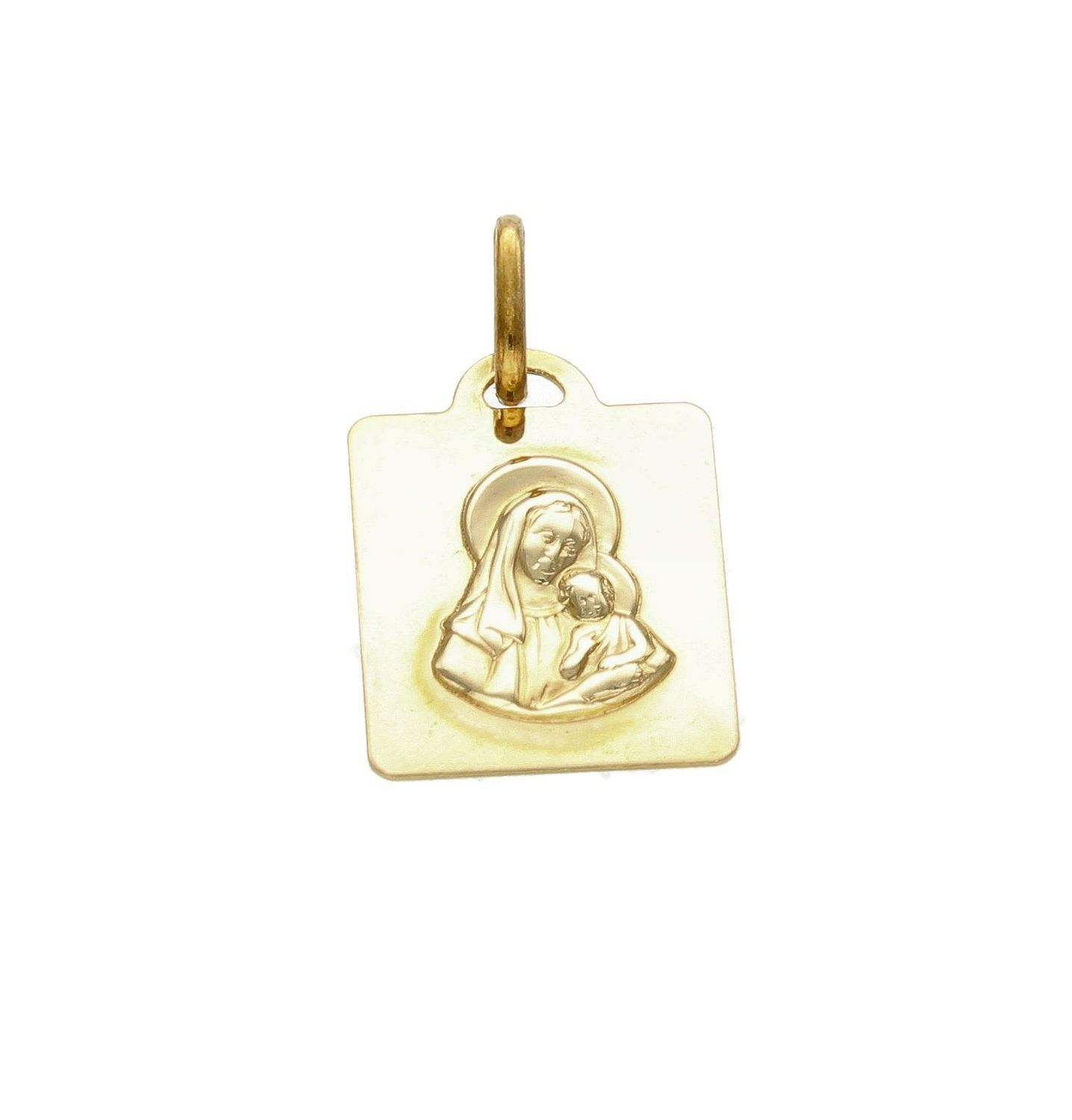Złota zawieszka 333 medalik Matka Boska DIA-ZAW-9131-333. Medalik będący wspaniałą pamiątką i prezentem z okazji chrztu, komunii czy bierzmowania. Zawieszka wykonana ze złota próby 333..jpg