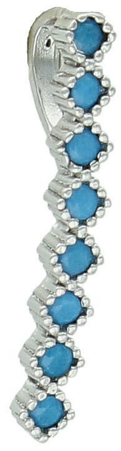 Zawieszka turkusowy patyczek próba 925, DIA-ZAW-9401-925 Nowoczesna i subtelna – zawieszka w formie turkusowego patyczka to propozycja dla kobiet 1.jpg