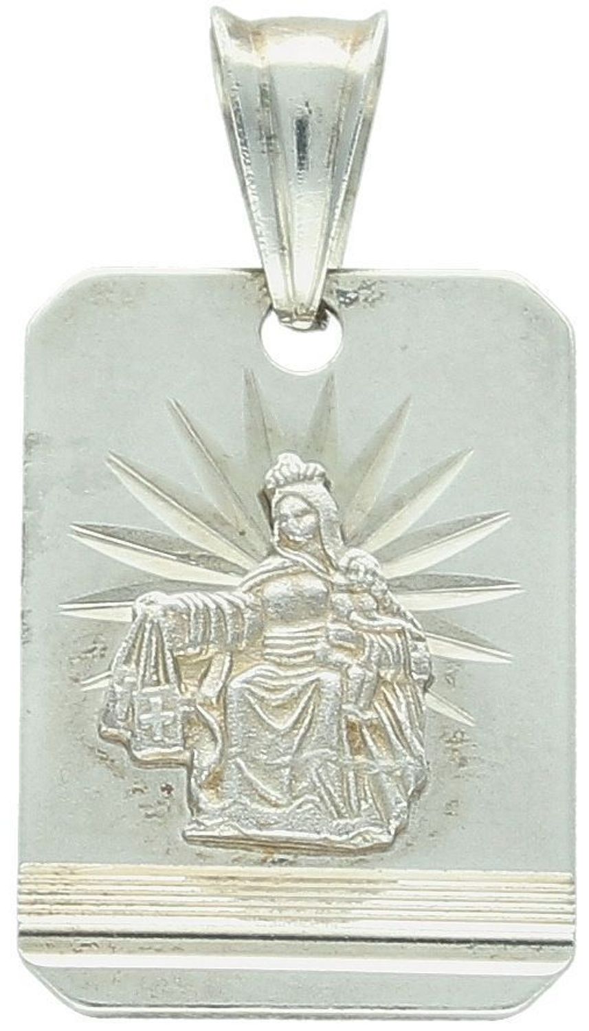 Srebrny medalik Matka Boska Szkaplerzna DIA-ZAW-9409-925 – Dwustronny medalik 2,5 cm (2).jpg