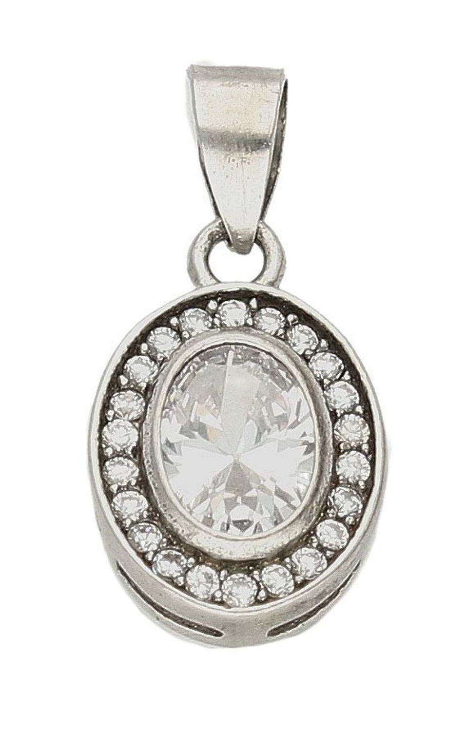 Srebrna zawieszka owalna damska cyrkonie DIA-ZAW-9436-925d.jpg