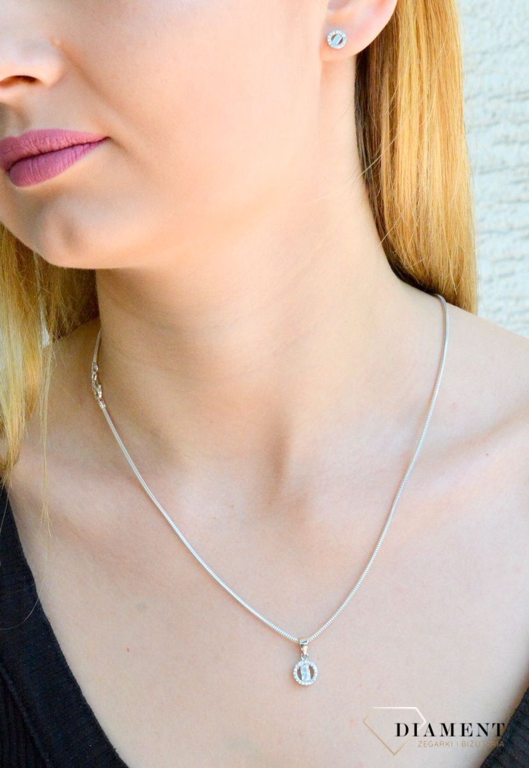 Srebrna zawieszka kółko z cyrkoniami DIA-ZAW-9445-925d.jpg