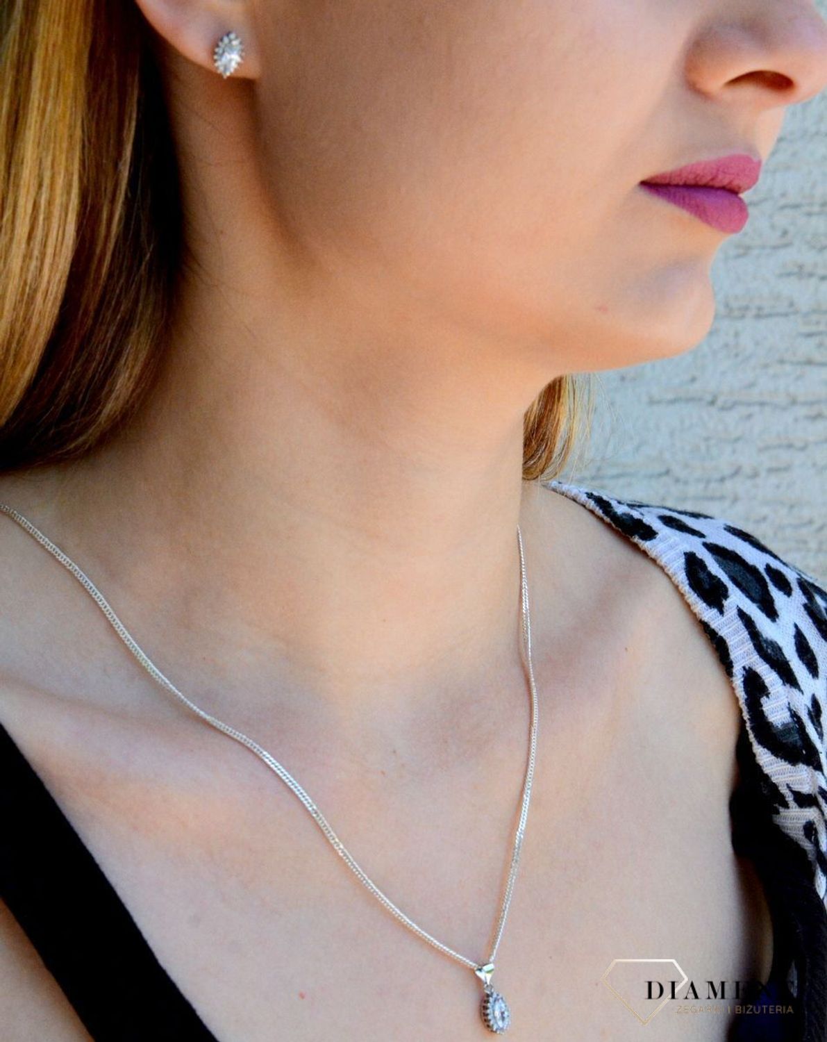 Srebrna zawieszka sopelek z cyrkoniami DIA-ZAW-9460-925d.jpg