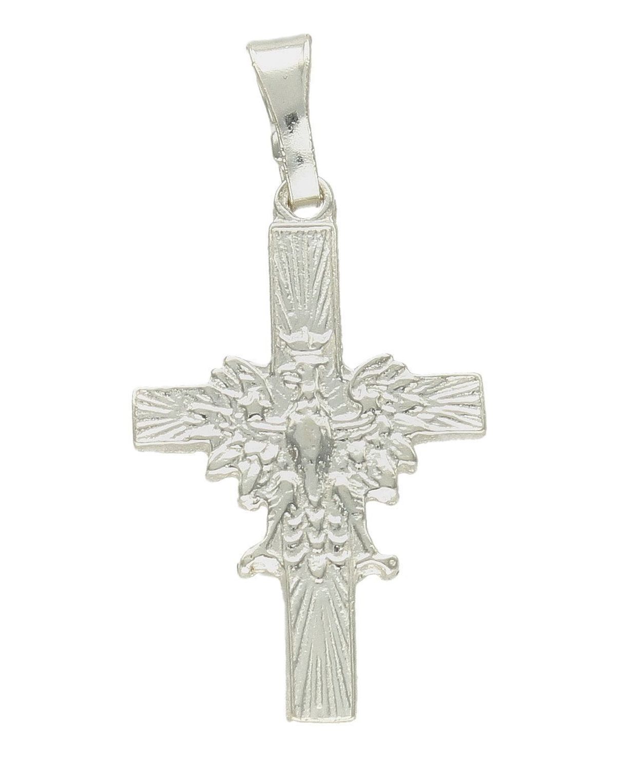 Srebrna zawieszka krzyżyk z Godłem Polski DIA-ZAW-9646-925. Srebrna zawieszka. Srebrna zawieszka krzyżyk. Srebrny krzyżyk z godłem Polski. Krzyżyk srebrny idealny na prezent..jpg