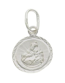 Srebrna zawieszka okrągły medalik dwustronny Szkaplerz DIA-ZAW-9652-925. Srebrny medalik. Srebrna zawieszka dwustronna. Medalik święty szkaplerz. Srebrny medalik z Jezusem i Matką Boską. Medalik idealny pomysł na prezent (2).jpg