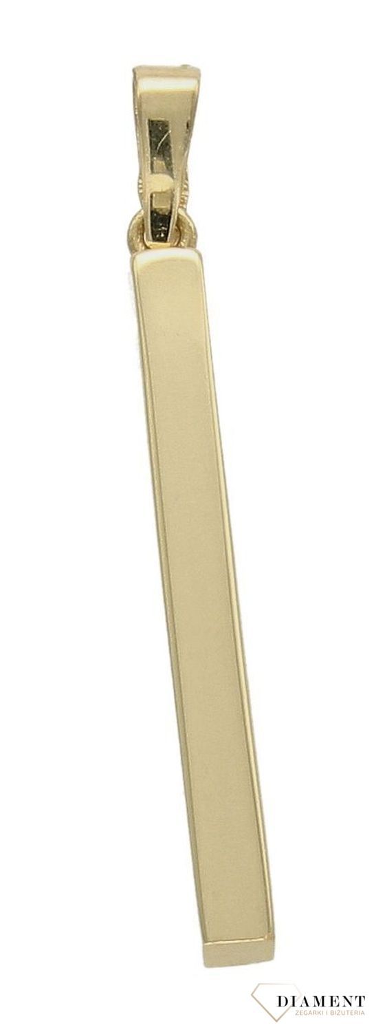 Zawieszka złota 585 pałeczka DIA-ZAW-9769-585d.jpg