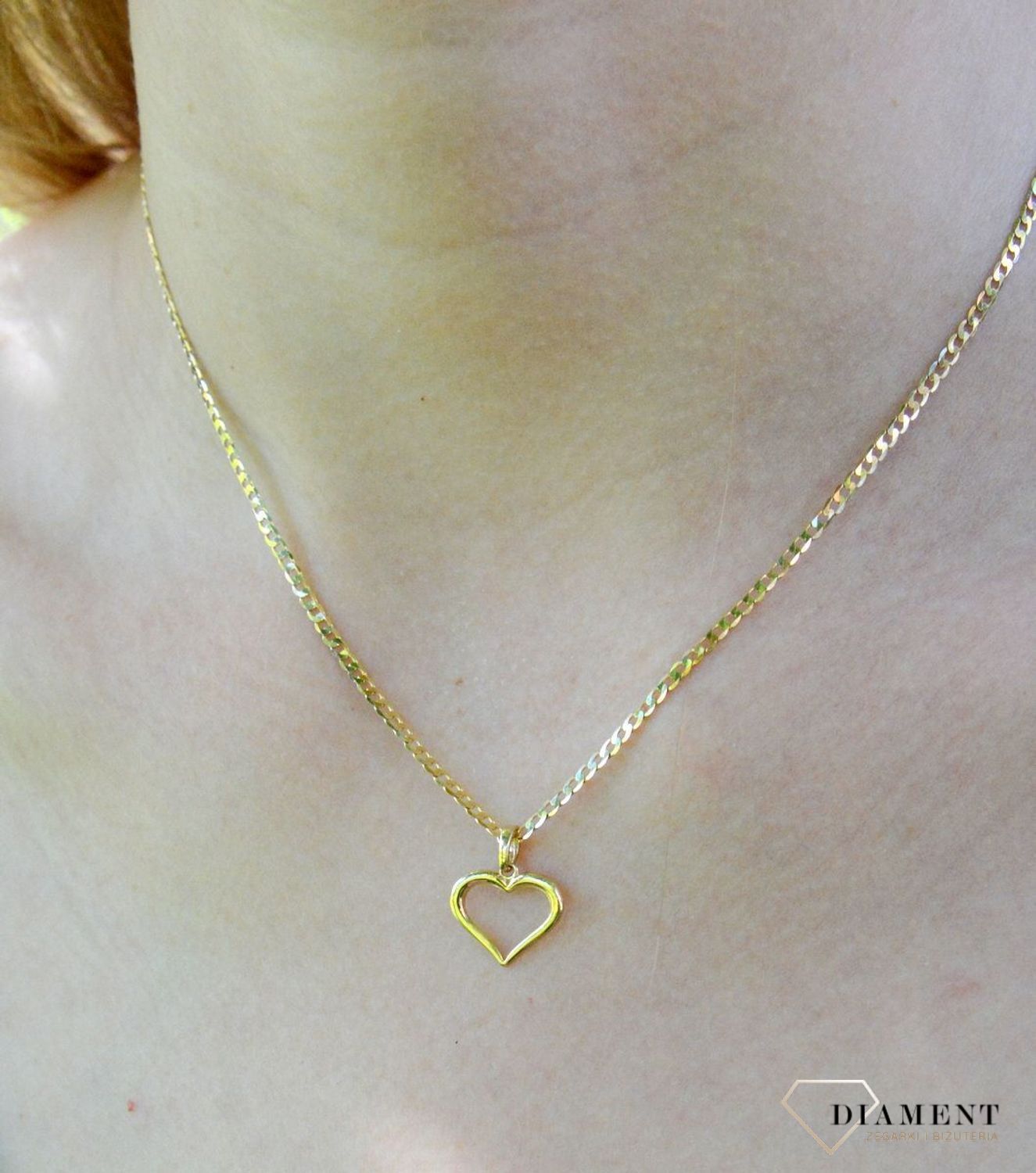 Zawieszka złota 585 delikatne serce DIA-ZAW-9776-585.jpg